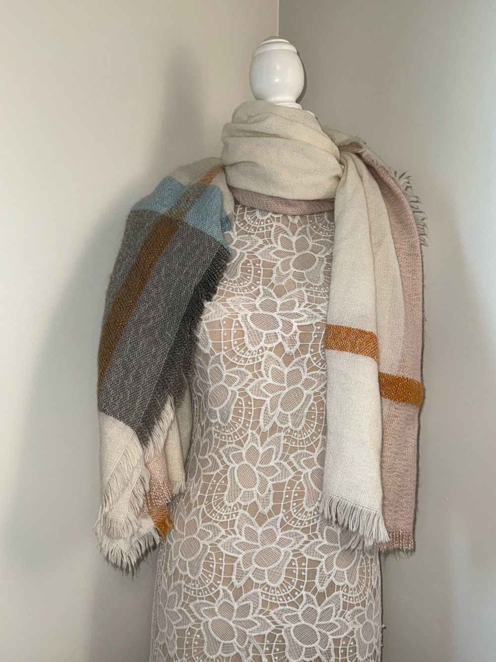 EUC plaid scarf